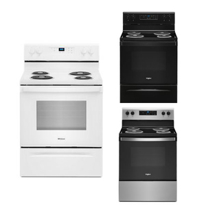 Deluxe Self Clean Electric Range – White, Black, Stainless