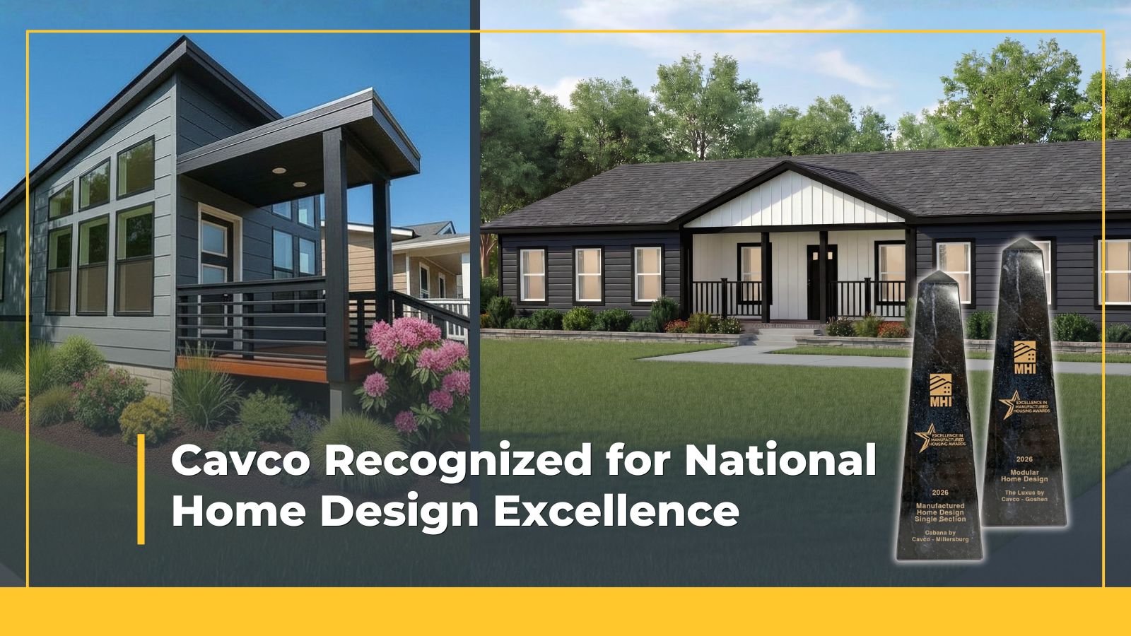 Cavco Earns Two National Design Awards at MHI 2026
