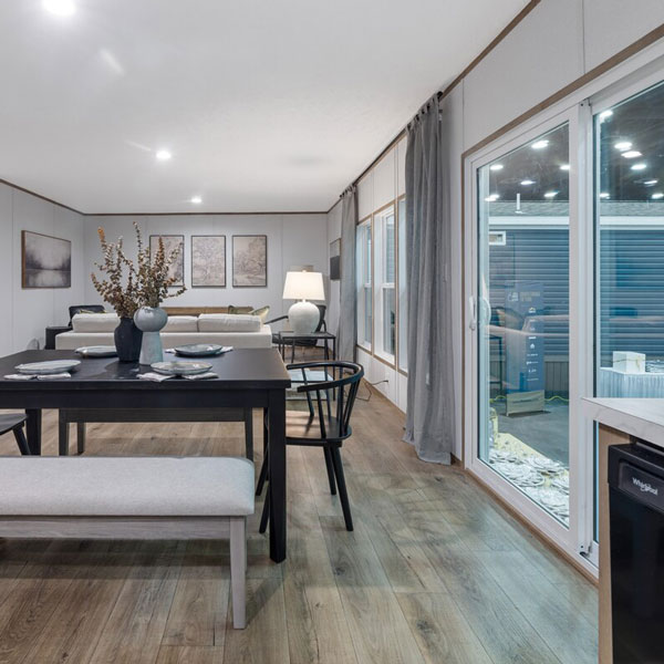 modern manufactured home in a Halo model built by Cavco