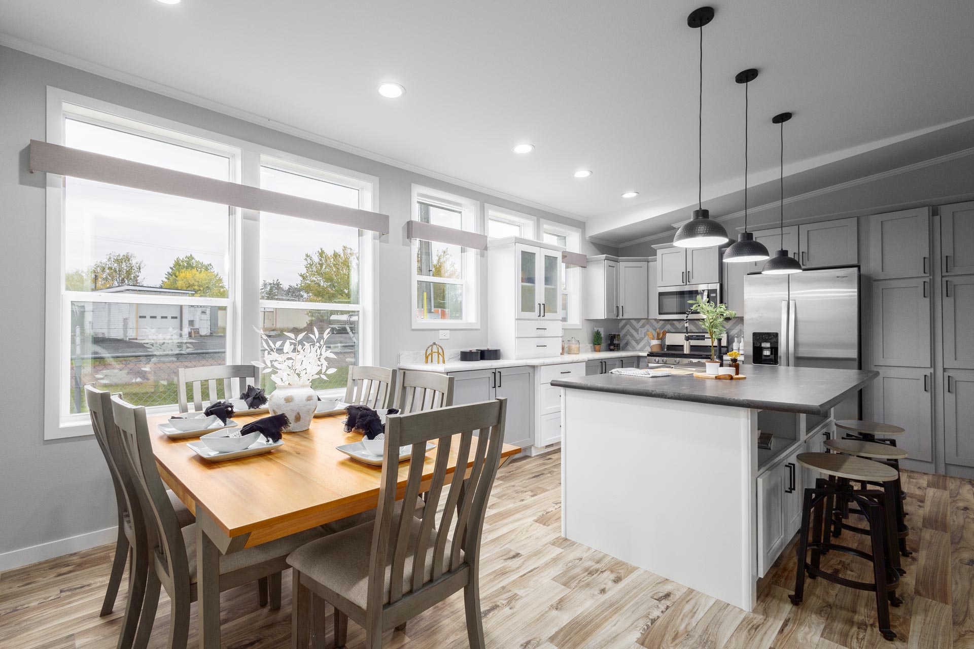 modern finishes in a Sapphire modular home by Cavco - Dorchester