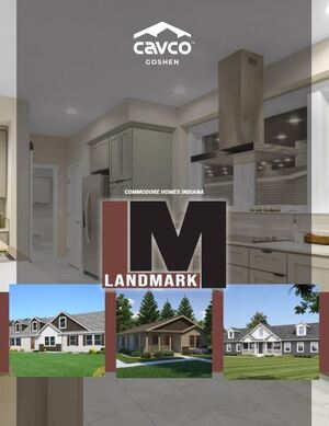 Cavco Commodore Indiana Landmark Floor Plan Brochure Cavco-Goshen Manufactured Modular