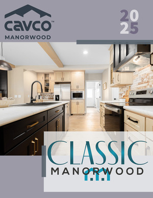 Cavco Manorwood Classic New Model Numbers Guide Brochure