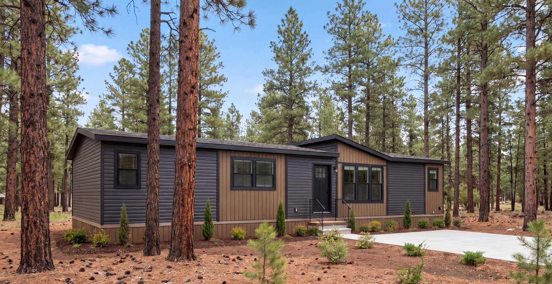 a Cavco double-section manufactured home with 3 bedrooms and 2 baths